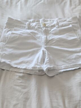 American Eagle Outfitters White High-Waist Women's Shorts